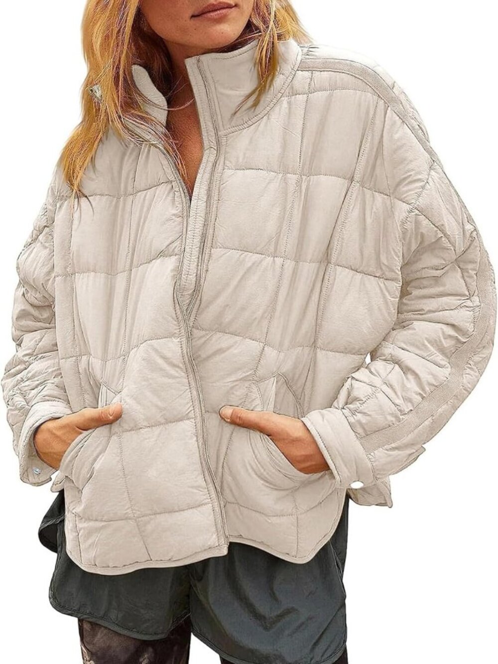 Lightweight Oversized Quilted Puffer Jacket for Women | Cozy Down Coat